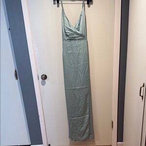 Elegant Mint Green Maxi Dress